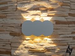 Многолучевая архитектурная LED подсветка D23-31080 Белый HS8166-6W-WH фото в живую, фото в дизайне экстерьера