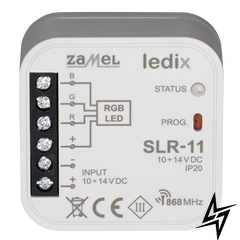 Контроллер RGB 10-14V DC управление беспроводное SLR-11 LDX10000006 фото в живую, фото в дизайне интерьера