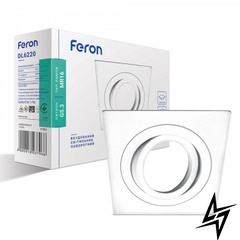 Врезной точечный светильник Feron 01803 Dl6220  фото в живую, фото в дизайне интерьера