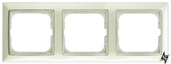Трехместная рамка Basic 55 2CKA001725A1513 2513-96-507 (белый шале) ABB фото
