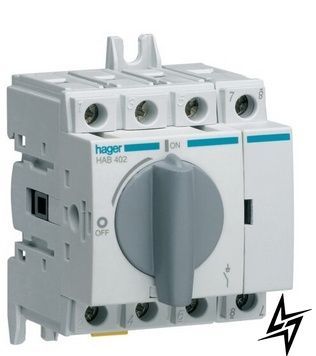 Рубильник HAB402 4P 20А Hager фото