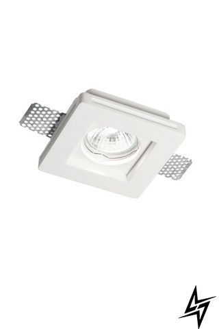 Гіпсовий врізний точковий світильник Ideal Lux 150291 Samba Fi Square D60 фото