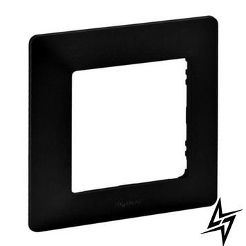 Рамка 1 пост Valena Life Black черный матовый Legrand 754251 фото