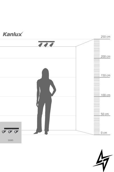 Спот Kanlux Sempra 33095 черный 3&times;GU10 33095 фото