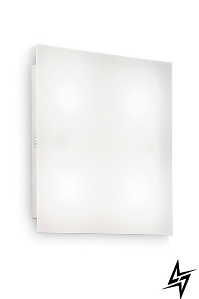 Потолочный светильник Ideal Lux Flat Pl4 D40 134901 94029 фото в живую, фото в дизайне интерьера