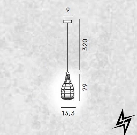 Подвесной светильник LI0277-10-E1 Foscarini Cage фото