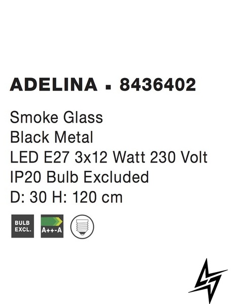 Підвісний світильник Nova luce Adelina 8436402  фото наживо, фото в дизайні інтер'єру