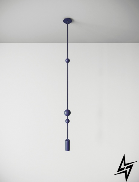 Підвісний світильник Sunderline 1S Gray (RAL 7036)  фото наживо, фото в дизайні інтер'єру