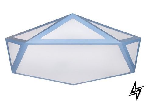 Люстра с пультом ДУ Pivosolem V7163 белая + голубая LED 45 Вт V7163 фото