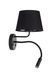 Настінне бра TK Lighting Maja 10081 чорне E27 - зображення 4