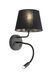 Настінне бра TK Lighting Maja 10081 чорне E27 - зображення 2