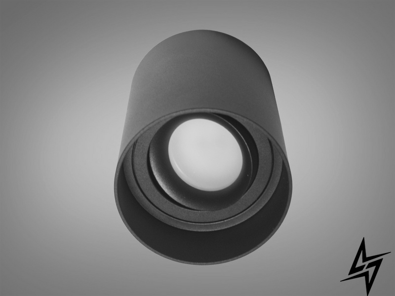 Накладний точковий світильник D23-31492 Чорний QXL-1720-BK фото наживо, фото в дизайні інтер'єру