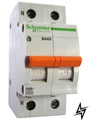 Автоматичний вимикач Schneider Electric 11212 Домовик 2P 10A C 4,5kA фото