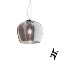 Подвесной светильник 241517 Ideal Lux Blossom Sp1 Fume'  фото в живую, фото в дизайне интерьера