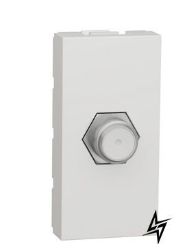 Розетка NU346818 Coaxial F-type 1М белая Unica New Schneider Electric фото