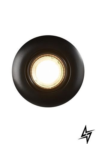 Вбудований точковий світильник Nordlux Umberto 2210100003 на 1 лампу GU10, чорний, &Oslash;9,6 &times; 8 см фото