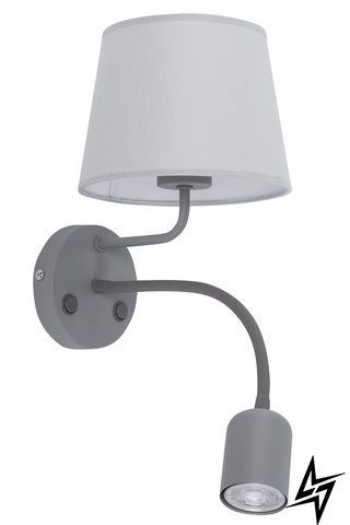 Настінне бра TK Lighting Maja 2536 сіре E27 фото