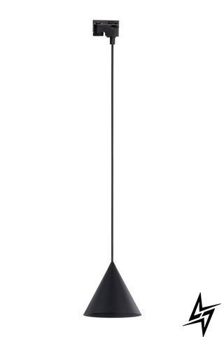 Трековый светильник TK Lighting Tracer Cono 1 Phaze 10650 на 1 лампу E27 черный 158 &times; 19 см фото