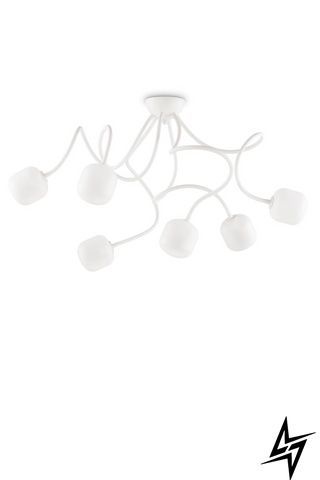 Стельова люстра Ideal Lux 174921 Octopus Pl6 Bianco фото