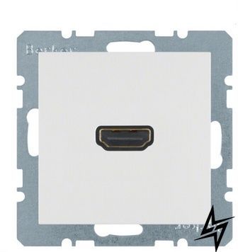 Розетка HDMI, полярна білизна S.1 3315428989 Berker фото
