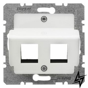 Накладка для модулей AMP белая S.1/ARSYS Berker 146302 фото