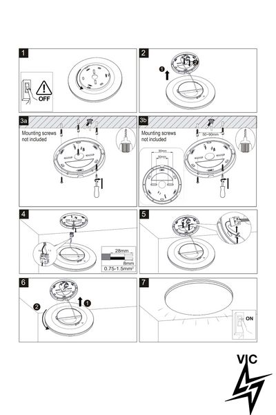 Потолочный светильник 2310126001 Nordlux Vic LED 2100Lm 32101 фото в живую, фото в дизайне интерьера