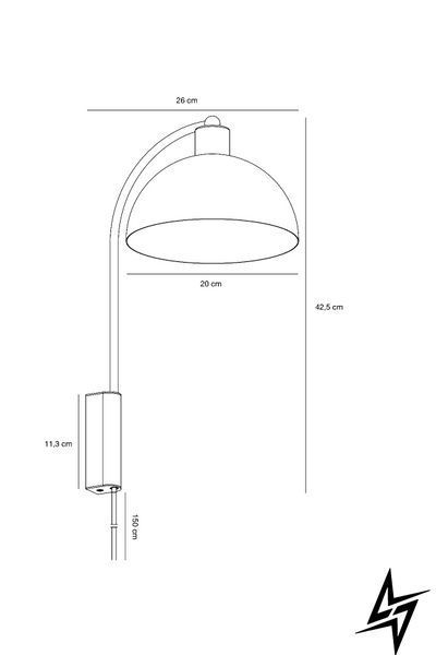 Настенное бра Nordlux Ellen 2213721033 серое E14 фото