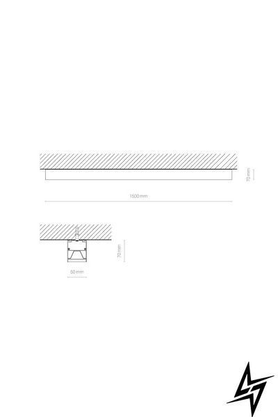 Потолочный светильник Nowodvorski Cl Hall 10206 LED 40 Вт 4000 K, черный, 150 &times; 7 &times; 6 &times; 6 см фото