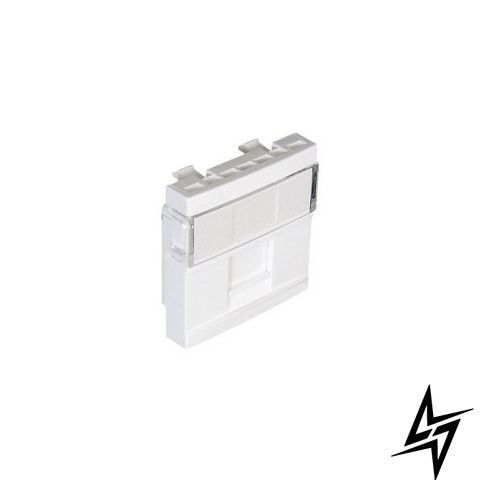 Панель для 1хRJ45 CONNECT 2-мод Белый матовый 45976 SBM Efapel Quadro 45 фото