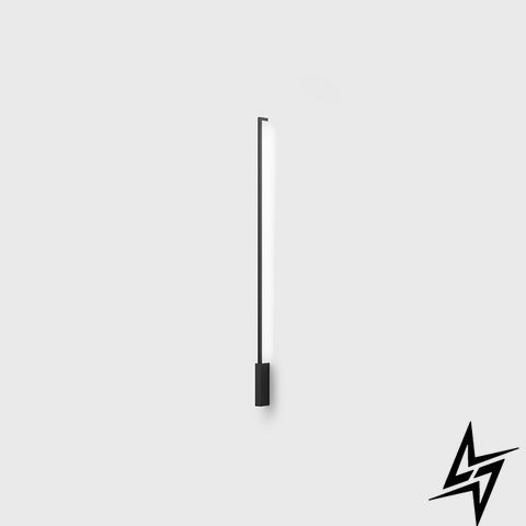 LTX 10.1500.17.930.BK Накладний настінний світильник, поворотний ROD, H1500mm, SP90mm, W35mm, LED 18W, 1080Lm, CRI>90, 3000K, 220V, IP20, 220-240V, опаловий, чорний фото