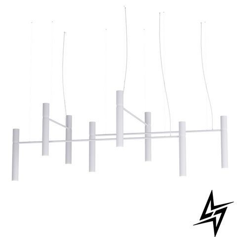 Люстра Tube chandelier PikArt 5299-10 Білий Комплект: 100 см+120 см+150 см+200 см фото