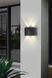 Настінний вуличний світильник Laguna Lighting 41561-04 чорний 4&times;1 Вт 4000 K IP54 41561-04 - зображення 2