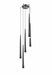 Люстра Azzardo Stylo AZ0119 хром 5&times;G9 257&times;18 см AZ0119 - зображення 1