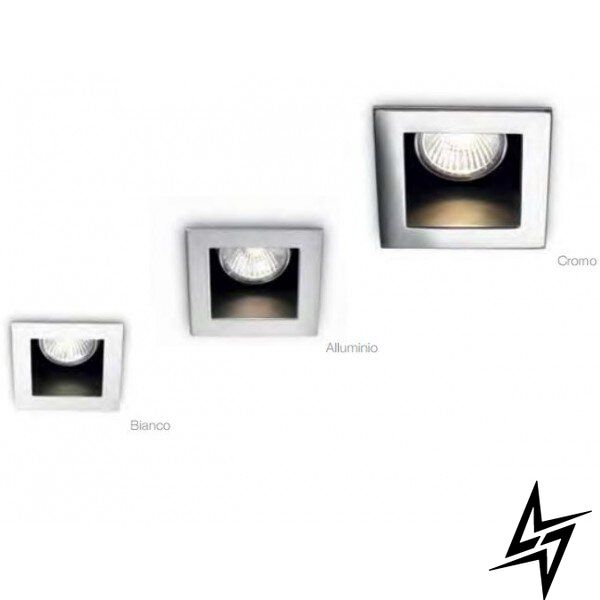 Точечный врезной светильник Ideal Lux Funky Bianco 83230 94249 фото в живую, фото в дизайне интерьера
