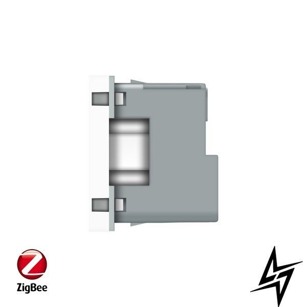 Умный механизм розетка ZigBee с заземлением Livolo белый (VL-FCTC16AZ-2WP) 784000811 фото