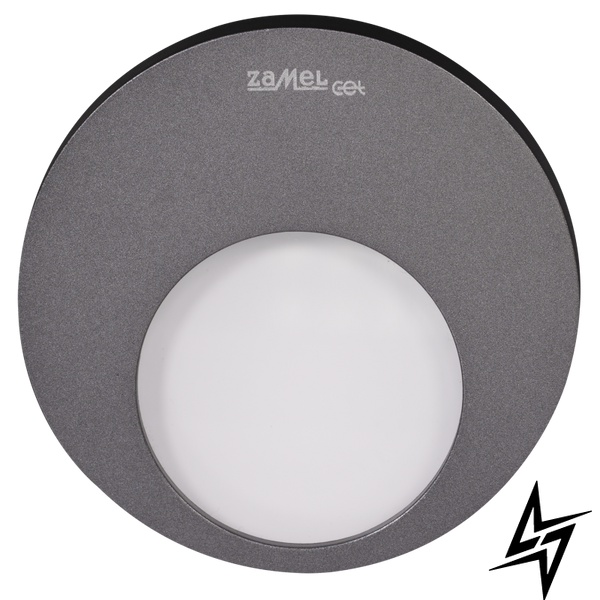 Настенный светильник Ledix Muna 02-221-32 врезной Графит 3100K ЛЕД LED10222132 фото в живую, фото в дизайне интерьера