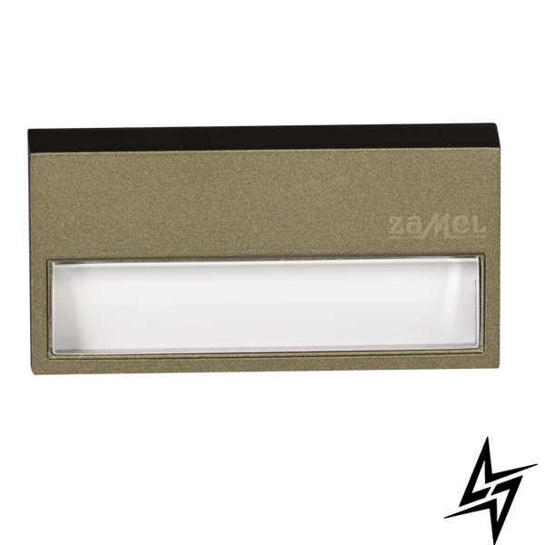 Настінний світильник Ledix Sona без рамки 12-111-42 накладний Старе золото 3100K 14V LED LED11211142 фото наживо, фото в дизайні інтер'єру