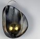 Настенный светильник- ракушка с имитацией мрамора LE25600 LED 2W 3000K 26x40x10см Черный W 1834 BK, 1010BK, 1010 BK фото в дизайне интерьера, фото в живую 3/10