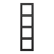4-постовая рамка JUNG AL2984D LS 990, dark - изображение 2