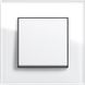 021112 Рамка Esprit Белое стекло 1-постовая Gira фото 2/2