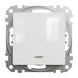 Перемикач прохідний 1-клавішний з підсвіткою Schneider Electric SDD111106L Sedna Design білий пластик фото 1/2