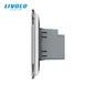Розетка USB-A та USB-C з Power Delivery 36W Livolo білий скло (VL-C7FCUA18W.UC18W-2WP) - зображення 6