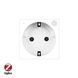 Умный механизм розетка ZigBee с заземлением Livolo белый (VL-FCTC16AZ-2WP) 784000811 - изображение 2