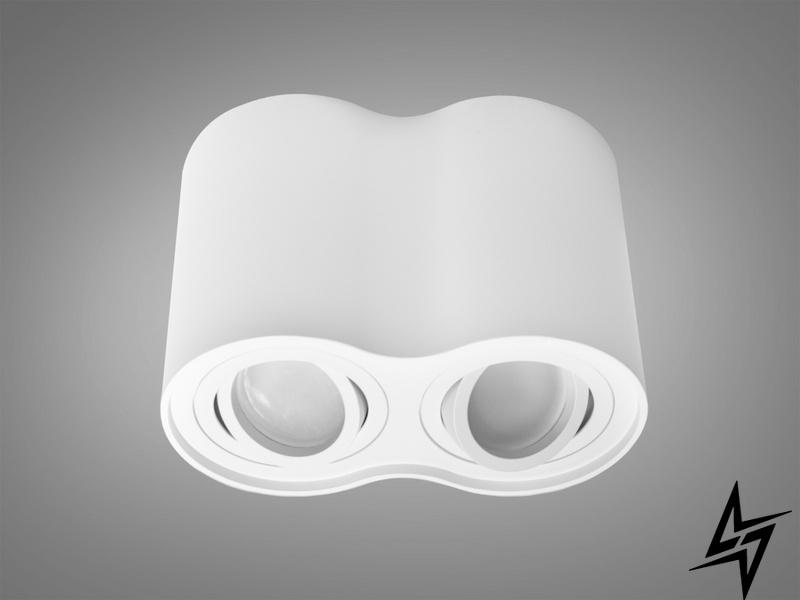 Накладной точечный светильник D23-31493 Белый QXL-1725-R-WH фото в живую, фото в дизайне интерьера