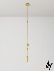 Підвісний світильник Sunderline 1S Ocher brown (RAL 8001) Помаранчевий  фото наживо, фото в дизайні інтер'єру