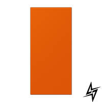 LC50NA4320S Les Couleurs® Le Corbusier Накладка для кнопкового модуля F 50 в кольорі кнопок orange vif Jung фото