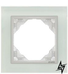 Рамка одинарная Logus 90 стекло/лед 90910 TCG Efapel фото