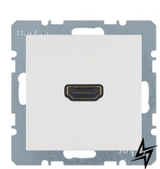 Розетка HDMI, полярная белизна матовая S.1/B.3/B.7 3315421909 Berker фото