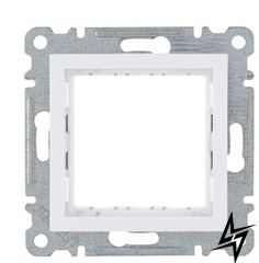 Рамка-адаптер для изделий 45х45 Lumina-2, белая WL2510 Hager фото