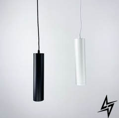 Подвесной светильник в черном корпусе LE25901 LED 10W 4000K 7x34см Черный LP BK фото в живую, фото в дизайне интерьера